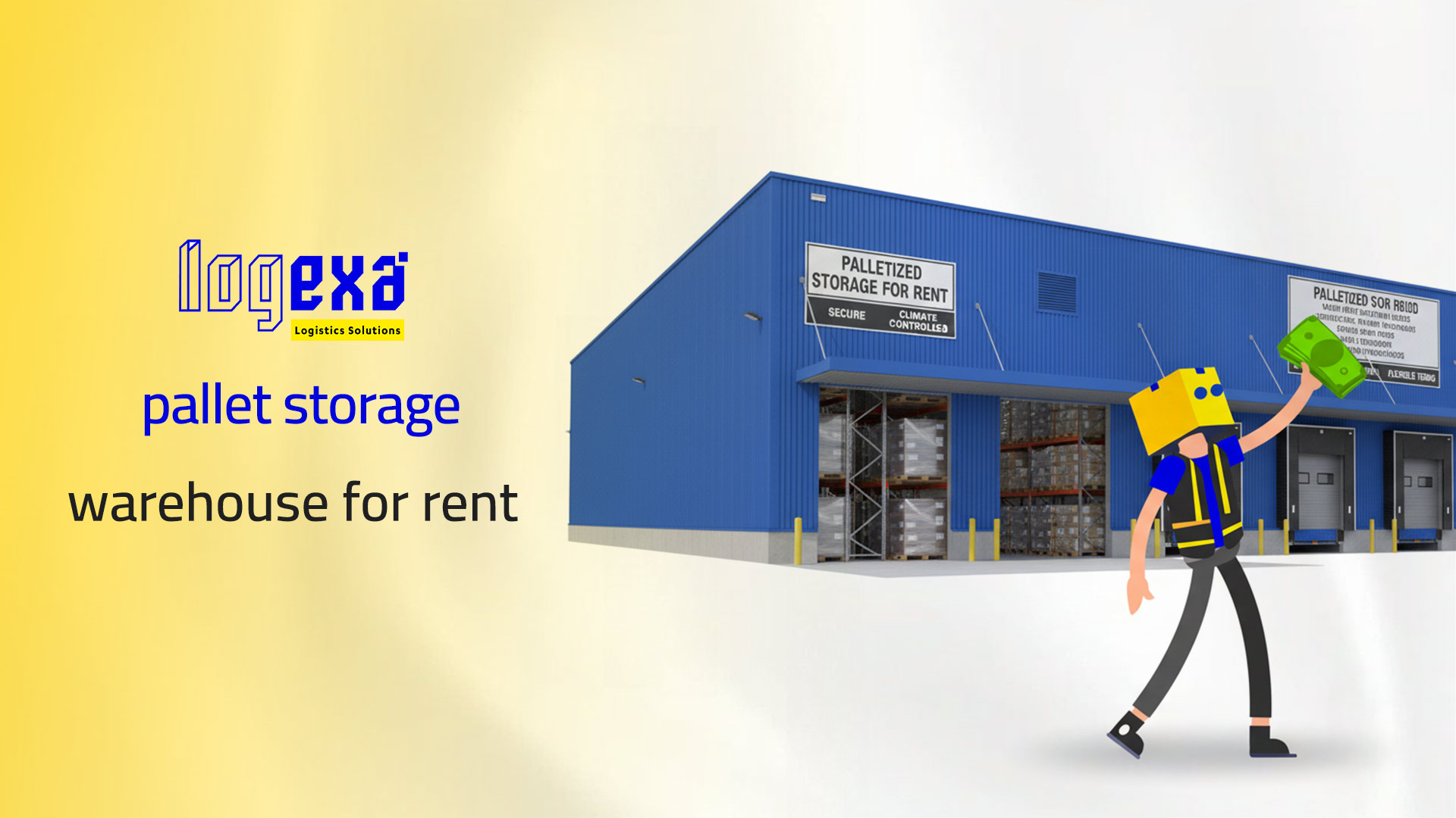 Strategic Pallet Storage Warehouse for Rent