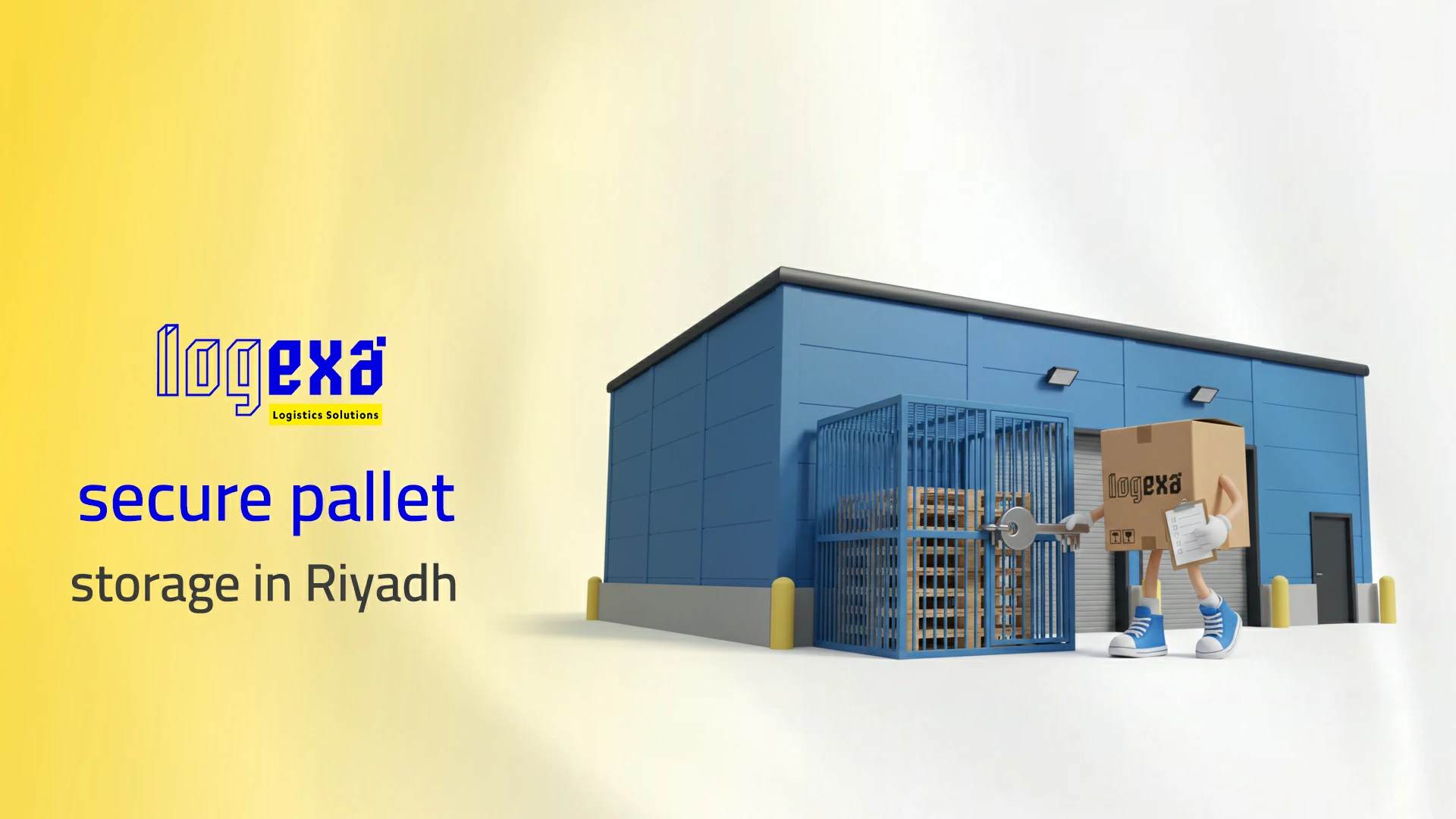 Secure Pallet Storage in Riyadh | Safe Pallet Racking & Inventory Control – Logexa